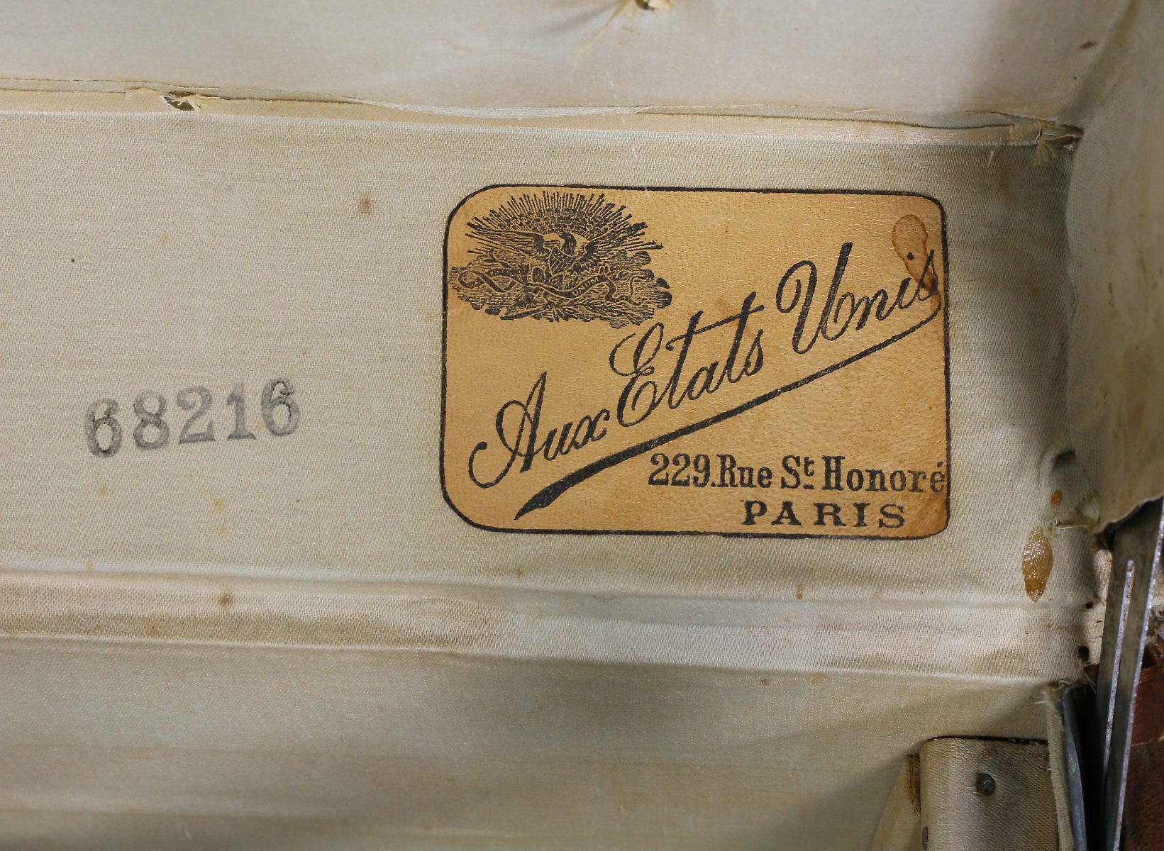 Antique French Steamer Trunk “Aux Etats Unis” – Object Quality Antiques