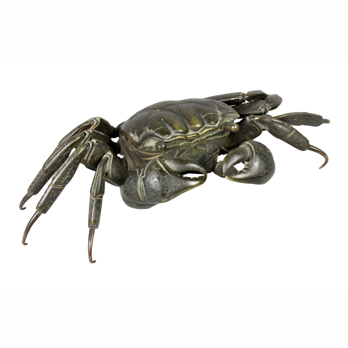 Japanese Meiji Articulated Bronze Crab.