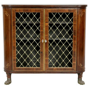Regency Rosewood and Inlaid Credenza