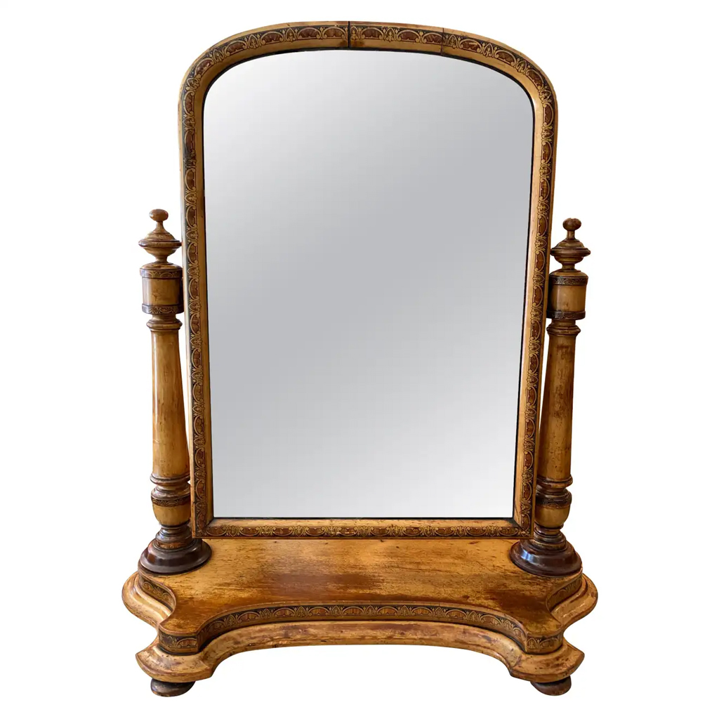 Scottish Cheval Table Dressing Mirror