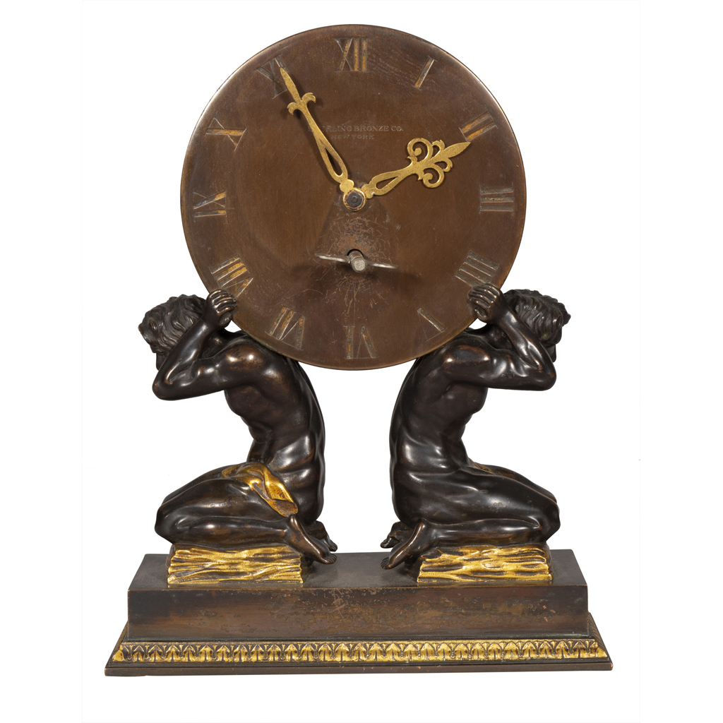 Sterling Bronze Company Mantle Clock