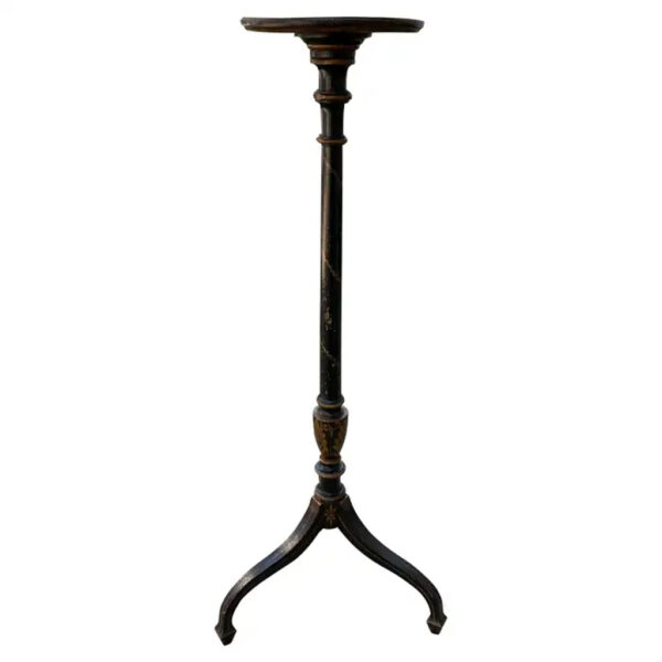 Regency Japanned Candle Stand