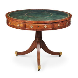 George III Mahogany Drum Table