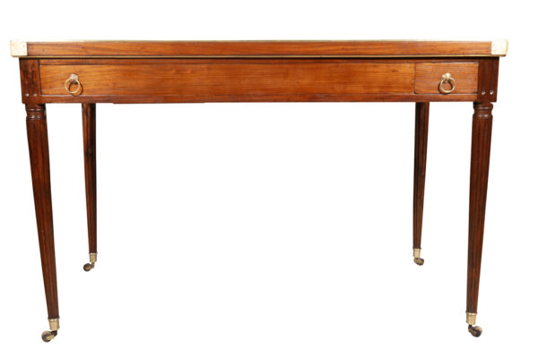 Directoire Mahogany And Brass Mounted Tric Trac Table