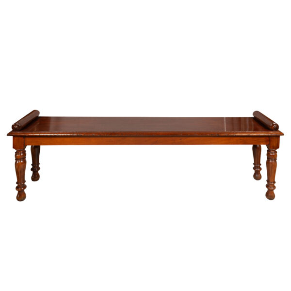 Victorian Mahogany Bench Attributed To Shoolbred