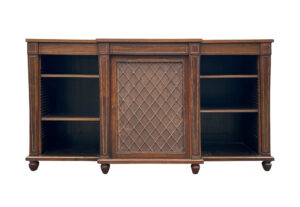 Regency Rosewood and Brass Mounted Credenza