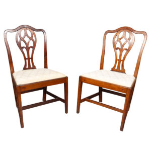 Pair Of Federal Mahogany Side Chairs