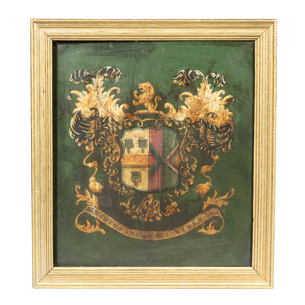 Framed British Coat Of Arms - David Neligan Antiques