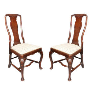 Pair Of George II Mahogany Side Chairs