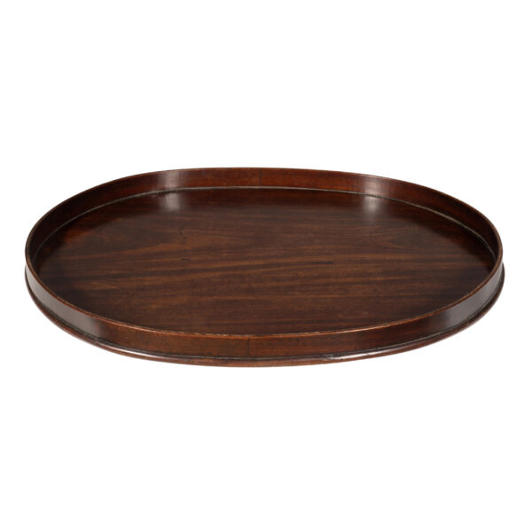 Regency Mahogany Oval Tray